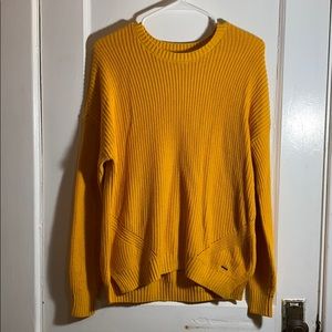 Yellow Hollister sweater
